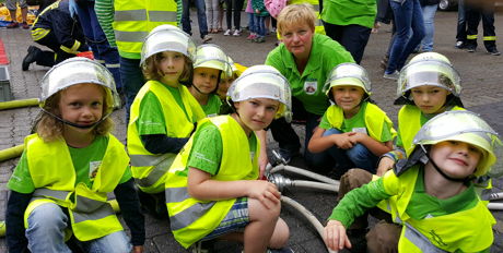 Kinderfeuerwehr zeigte ihr Können (Fotos: Feuerwehr)