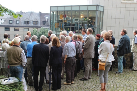 Baustellenführung mit Bürgermeister Steffen Mues. Archiv-Foto