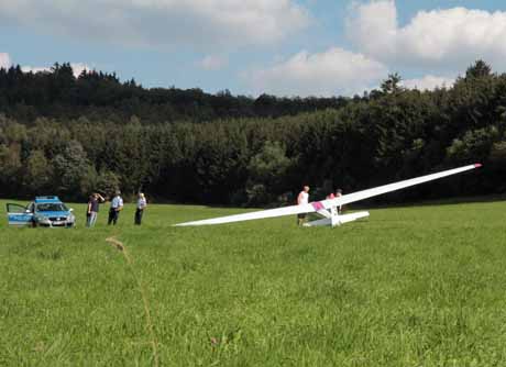 Segelfliegerlandung1