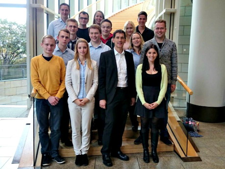 2014-11-09_Siegen_JU-SiWi_Besuch im Landtag_Foto_JU-SiWi