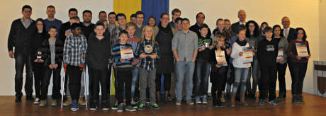 Gemeindesportverband und Gemeinde Burbach zeichneten jetzt im Bürgerhaus die erfolgreichsten Sportler des vergangenen Jahres aus. (Foto: Gemeinde Burbach)