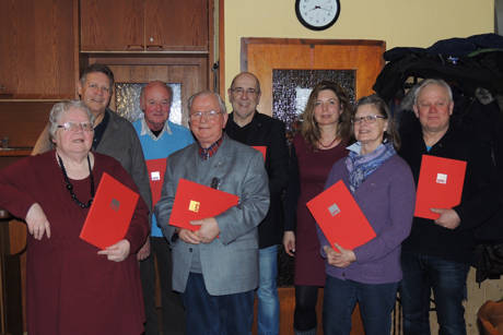 Rita Beims, Willi Brase, Helmut Nölling, Ulrich Jamrowski, Wolfgang Ponwitz, Heike zur Nieden, Ingrid Walder und Sascha Zowierucha (Foto: SPD)