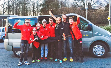 alle sechs mitgereisten Athleten des Perspektivkaders vom EJOT Team TV Buschhütten sehr gute Ergebnisse erzielen