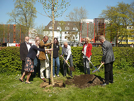 Pflanzaktion am Bertramsplatz | Foto: Stadt Siegen