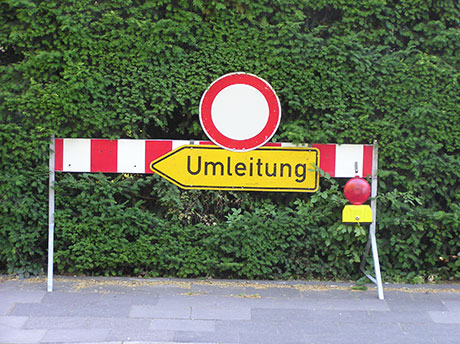 Symbolfoto Umleitung