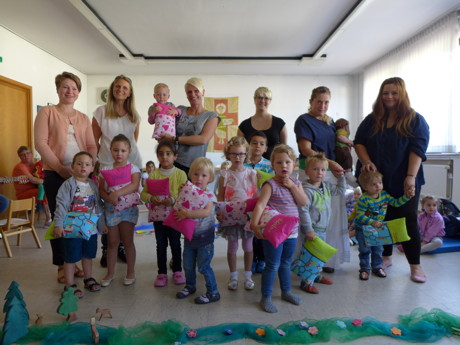 13 neue Kinder für den Kindergarten St. Marien in Eiserfeld. (Foto: Förderverein)