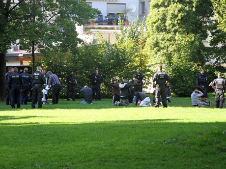 Polizei-Großrazzia-Siegen-Oranienpark