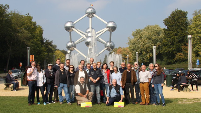 Im Rahmen einer Seminarreise besuchten die Freien Demokraten Siegen-Wittgenstein kürzlich auch das Atomium in Brüssel (Belgien) (Foto: Peter Hanke)