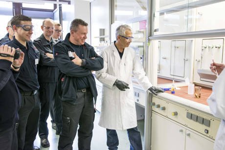 Einzigartige Kooperation zwischen Universität und Feuerwehr (Foto: Alessa Risse)