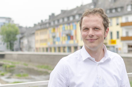 Christian Piel ist der neue PatentScout an der Universität Siegen – er beschäftigt sich ganz gezielt mit Erfindern und Erfindungen an der Uni Siegen. (Foto: Uni)