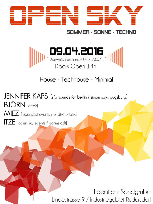 2016-04-07_Wilnsdorf-Rudersdorf_Open Sky - Sommer Sonne Techno_Plakat_Veranstalter