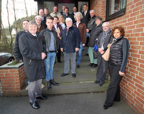 Wirtschaftsausschuss besuchte Walzenhersteller Breitenbach. (Foto: Stadt Siegen)