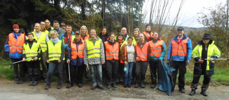 Müllsammelaktion in Kreuztal. Foto: Stadtverwaltung