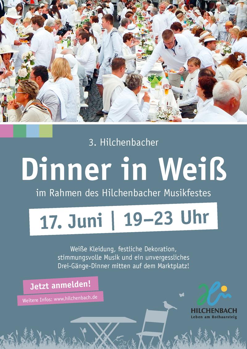 2016-05-13_Hilchenbach_Dinner in Weiß_Plakat_Stadt Hilchenbach