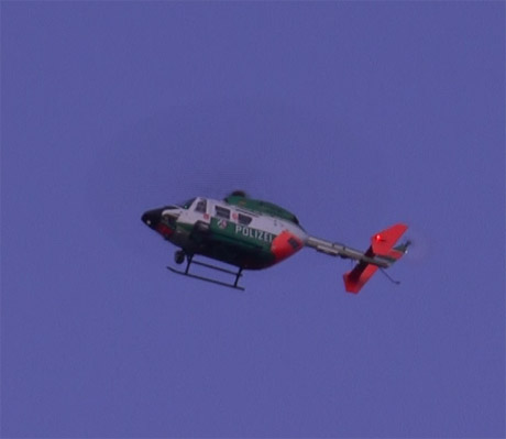 Geldautomatensprengung-Polizeihubschrauber-Hummel