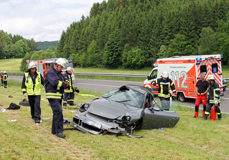 Porscheunfall