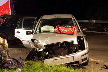 CrashAutobahnauffahrtFreudenberg