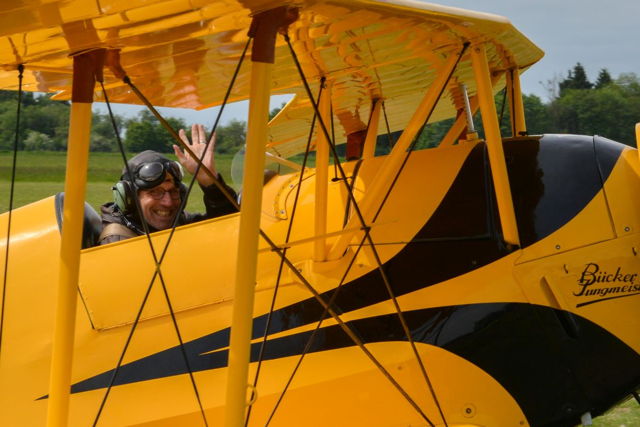 Man sieht sich in Hirzenhain! Piloten und Oldie-Fans freuen sich auf das "Barnstormer Barbecue". (Foto: privat)