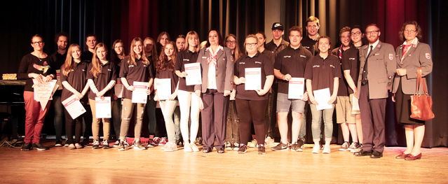 Malteser Schulsanitätsdienst des Schulzentrums „Auf der Morgenröthe“ ausgezeichnet. (Foto: Malteser)