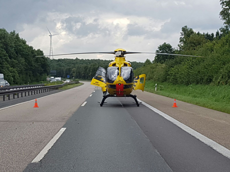 ADAC-Helicopter-Unfall-Autobahn