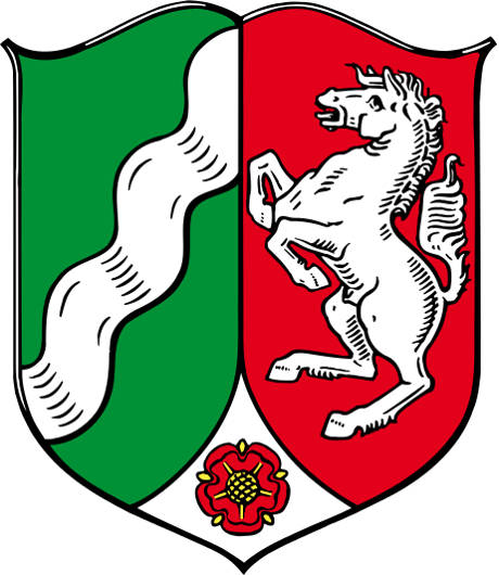 Bezirksrgierung Arnsberg und NRW Wappen