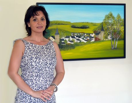 Viorica Graf wird ab 25. August „Sommerliche Impressionen“ im Wilnsdorfer Rathaus präsentieren.