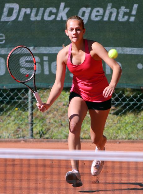 Feline Müller (LK 8, TuS AdH Weidenau) schied im U21-Viertelfinale aus. Foto: www.wrobens-welt.de